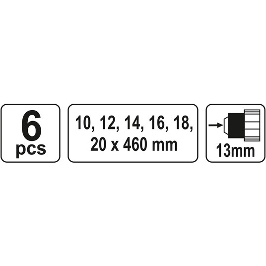 ZESTAW ŚWIDRÓW DO DREWNA 6CZ. 10-20MM -zdjęcie numer 3