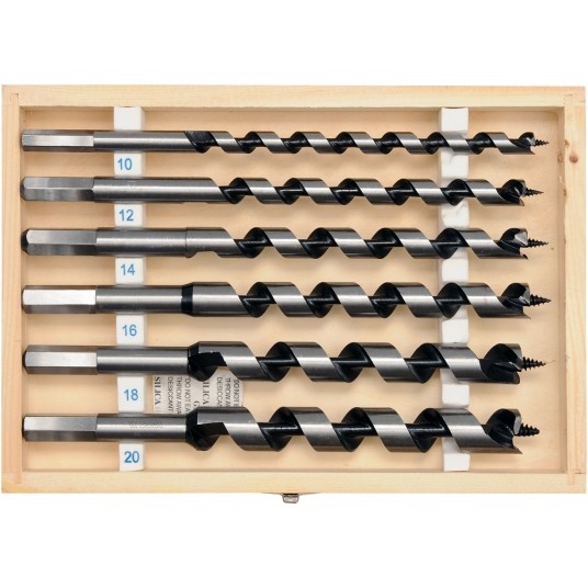 ZESTAW ŚWIDRÓW DO DREWNA 6CZ. 10-20MM -zdjęcie numer 1
