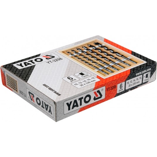 ZESTAW ŚWIDRÓW DO DREWNA 6CZ. 10-20MM -zdjęcie numer 2