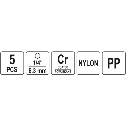 ZESTAW SZCZOTEK NA WIERTARKĘ 5SZT HEX -zdjęcie numer 14