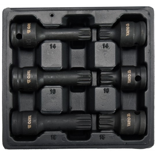 ZESTAW UDAROWYCH KLUCZY TRZP.SPLINE 1/2" -zdjęcie numer 1