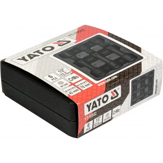 ZESTAW UDAROWYCH KLUCZY TRZP.SPLINE 1/2" -zdjęcie numer 2