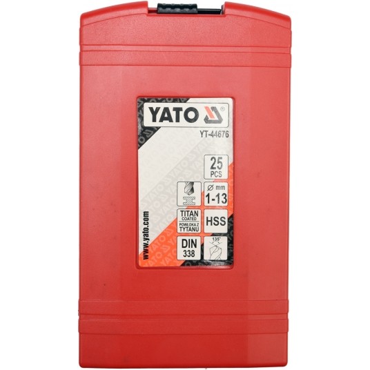 ZESTAW WIERTEŁ DO MET.HSS-TiN 25SZT 1-13 -zdjęcie numer 3