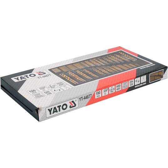 ZESTAW WIERTEŁ DO METALU 190SZT 1-13MM -zdjęcie numer 2