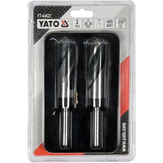 ZESTAW WIERTEŁ DO METALU 2SZT 26-28MM -zdjęcie numer 3