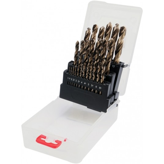 ZESTAW WIERTEŁ DO METALU CO-HSS 25 SZT. -zdjęcie numer 1