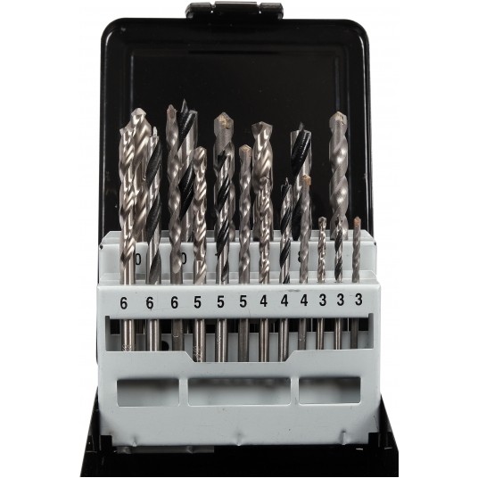 ZESTAW WIERTEŁ UNIWESALNYCH 18SZT. -zdjęcie numer 4