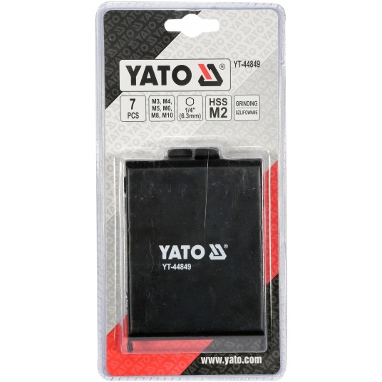 ZESTAW WIERTŁA-GWINTOWNI M3-M10 7SZT HEX -zdjęcie numer 4