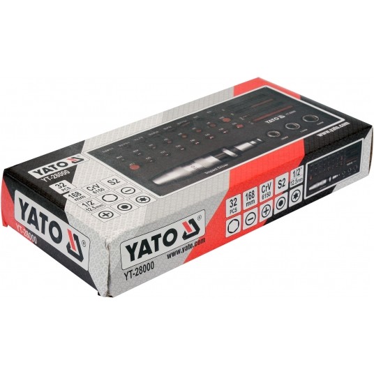 ZESTAW WKRĘTAK UDAROWY Z KOŃCÓWKA 32SZT. -zdjęcie numer 2