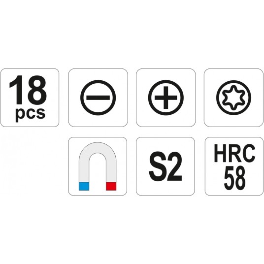 ZESTAW WKRĘTAKÓW 18SZT -zdjęcie numer 4