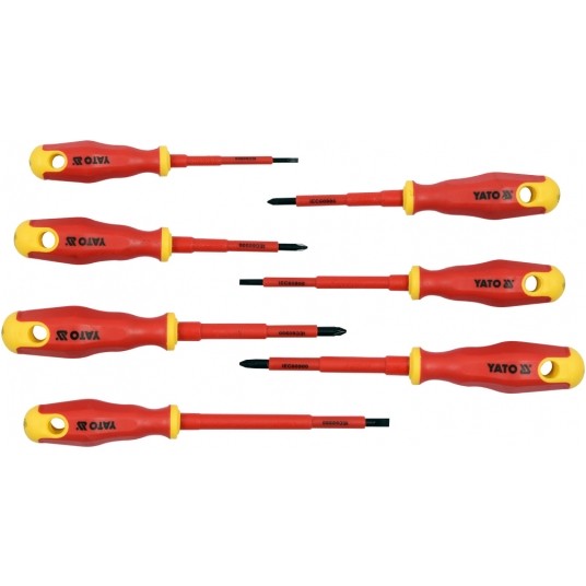 ZESTAW WKRĘTAKÓW IZOLOWANYCH 7SZT -zdjęcie numer 1