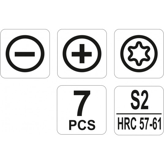ZESTAW WKRĘTAKÓW PRECYZYJNYCH 7CZ. -zdjęcie numer 3
