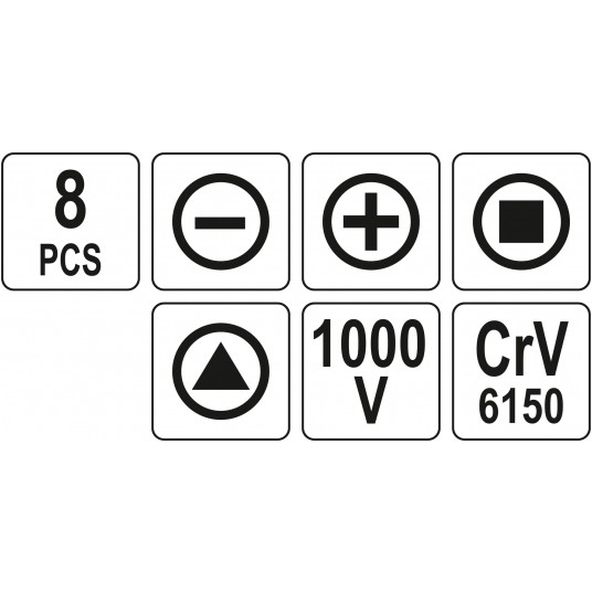 ZESTAW WKRĘTAKÓW VDE 8 EL. -zdjęcie numer 5
