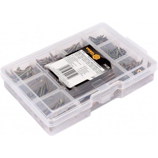 ZESTAW WKRĘTÓW DO DREWNA 370SZT. -zdjęcie numer 2