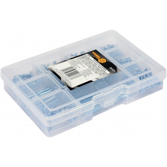 ZESTAW WKRĘTÓW DO DREWNA 390SZT. -zdjęcie numer 2