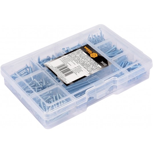 ZESTAW WKRĘTY, GWOŹDZIE, 580SZT. -zdjęcie numer 2