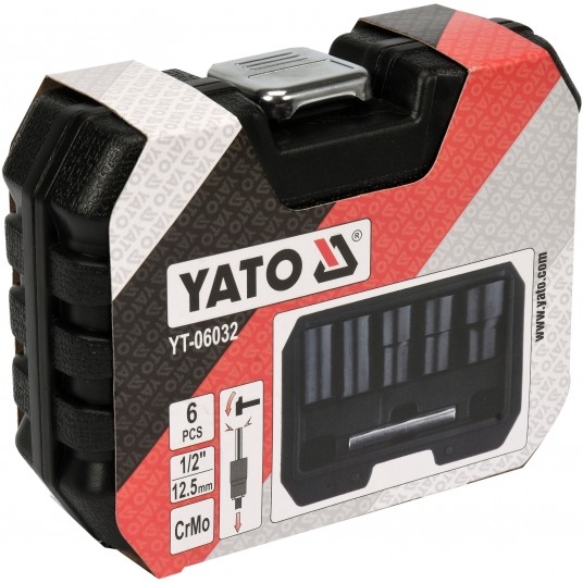 ZESTAW WYKRĘTAKÓW DO ŚRUB 6 SZT 1/2" -zdjęcie numer 2