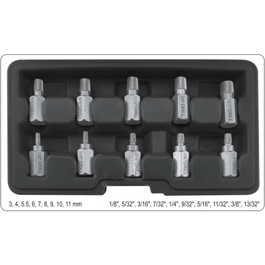 ZESTAW WYKRĘTAKÓW DO USZKODZONYCH ŚRUB -zdjęcie numer 2