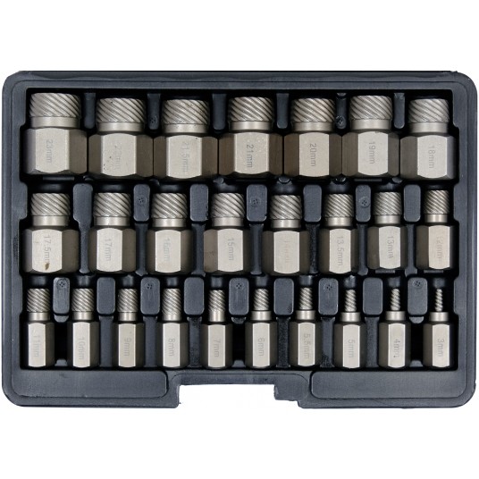 ZESTAW WYKRĘTAKÓW DO USZKODZONYCH ŚRUB -zdjęcie numer 1