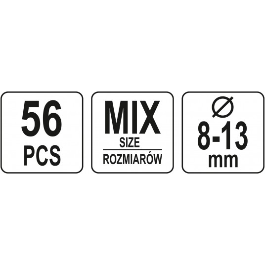 ZESTAW ZAWLECZEK I SWORZNI 56 SZT -zdjęcie numer 4