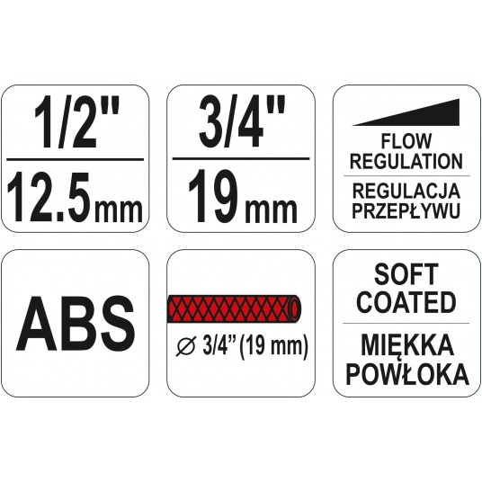 ZESTAW ZŁ. ZE ZRASZACZEM 4SZT, 1/2 I 3/4 -zdjęcie numer 3