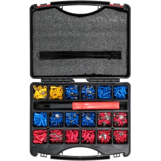 ZESTAW ZŁĄCZY ELEKTRYCZNYCH Z ZACISKARKĄ -zdjęcie numer 1