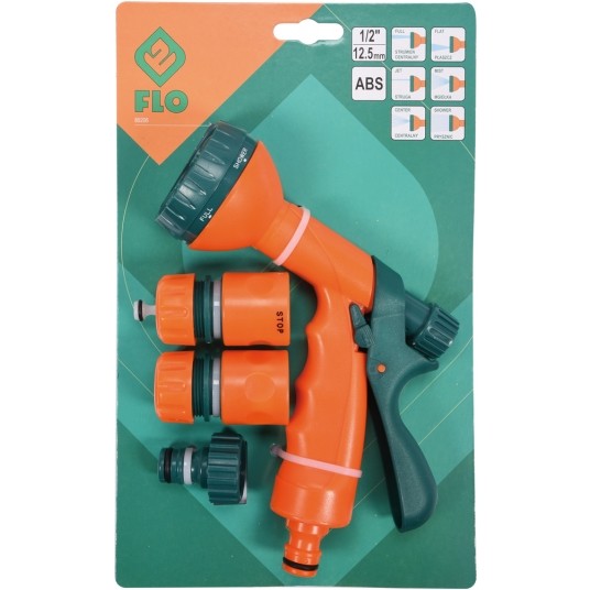 ZESTAW ZRASZAJĄCY 4CZ. NA WĄŻ 1/2" FLO -zdjęcie numer 2