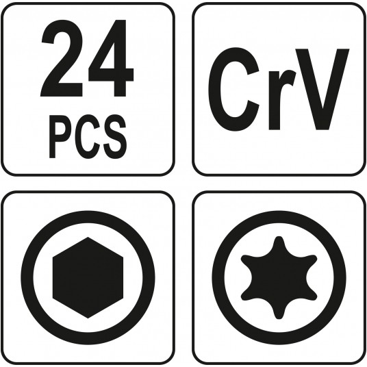 ZESTAWY KLUCZY IMBUSOWYCH 24SZT. -zdjęcie numer 7