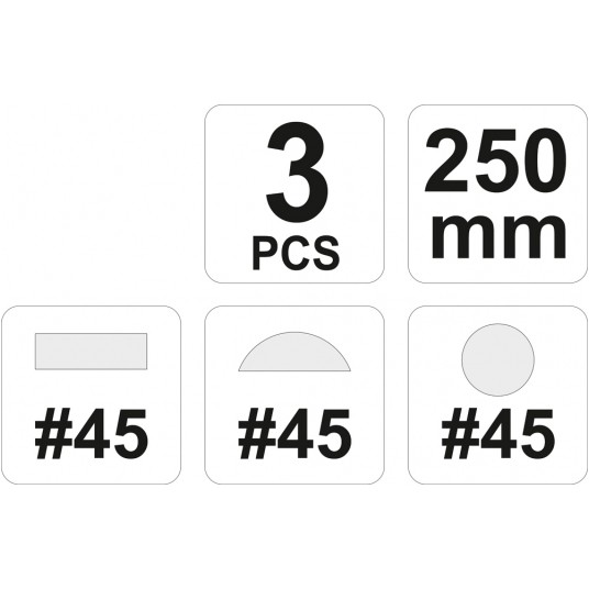 ZESTAWY TARNIKÓW DO DREWNA 3CZ. 250MM -zdjęcie numer 2