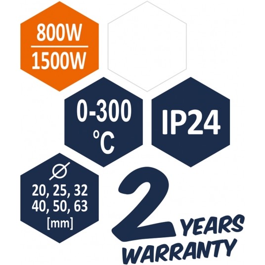 ZGRZEWARKA DO RUR TERMOPLAST. 1500W -zdjęcie numer 8