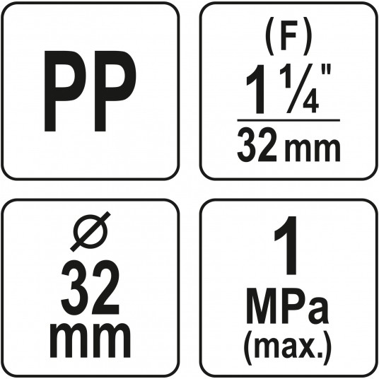 ZŁĄCZKA PP GW 32MM x 1-1/4" (5/4") -zdjęcie numer 4