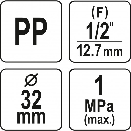 ZŁĄCZKA PP GW 32MM x 1/2" -zdjęcie numer 4