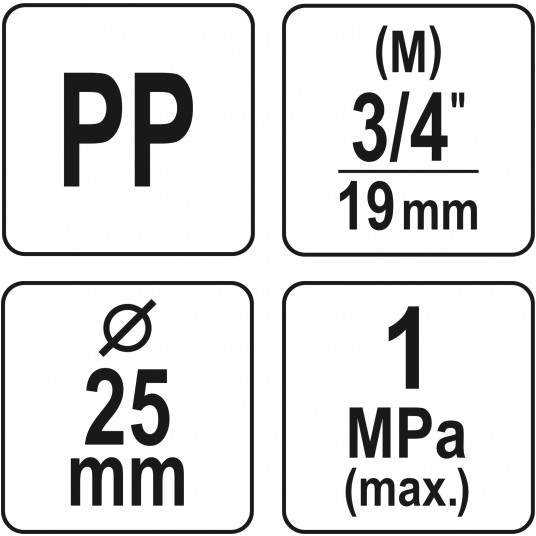 ZŁĄCZKA PP GZ 25 X 3/4" -zdjęcie numer 5