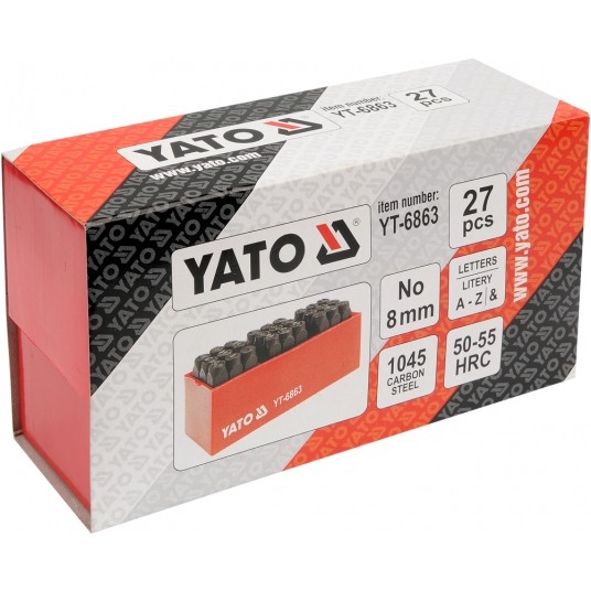 ZNACZNIKI LITEROWE 27 CZ NO 8 mm -zdjęcie numer 2