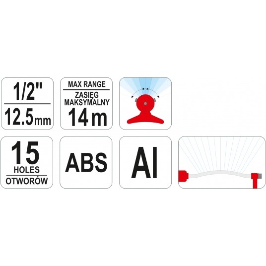 ZRASZACZ OSCYLACYJNY 15 OTWORÓW -zdjęcie numer 5