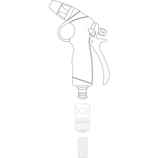 ZRASZACZ PISTOLET. REGUL. PLASTIK FLO -zdjęcie numer 4