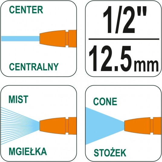 ZRASZACZ PISTOLET. REGUL. PLASTIK FLO -zdjęcie numer 3