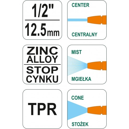 ZRASZACZ PISTOLETOWY 3 FUNKCJE -zdjęcie numer 4
