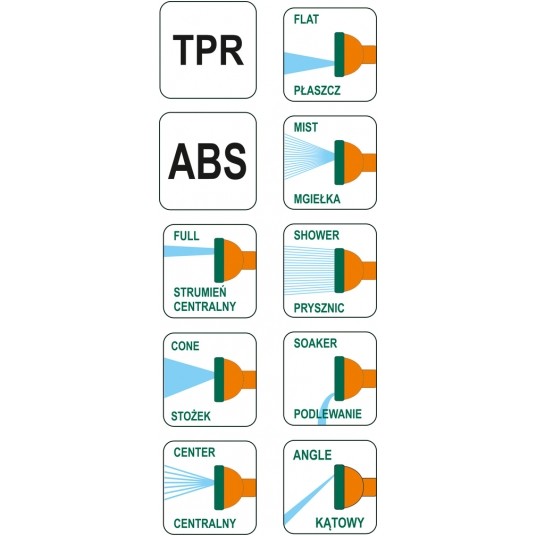 ZRASZACZ PISTOLETOWY 8-FUNKCJI -zdjęcie numer 5