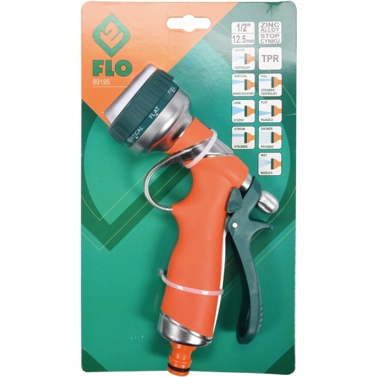 ZRASZACZ PISTOLETOWY 8 FUNKCJI METAL FLO -zdjęcie numer 2