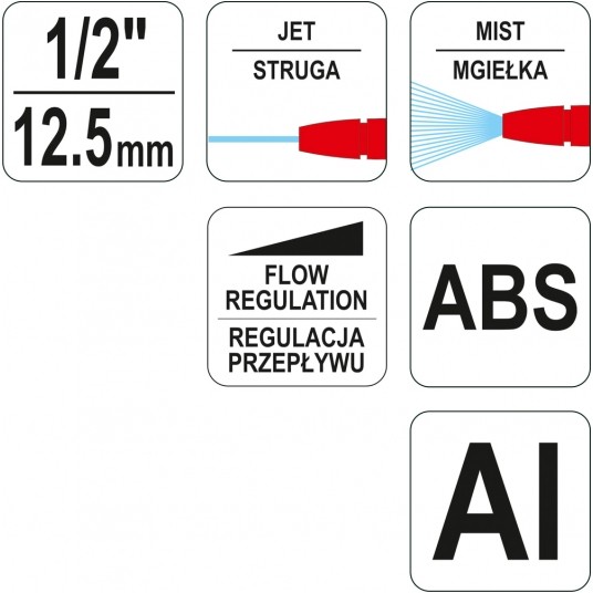 ZRASZACZ PISTOLETOWY REGULOWANY -zdjęcie numer 3