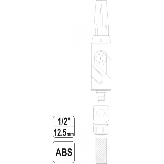 ZRASZACZ PROSTY REGULOWANY ABS FLO -zdjęcie numer 3