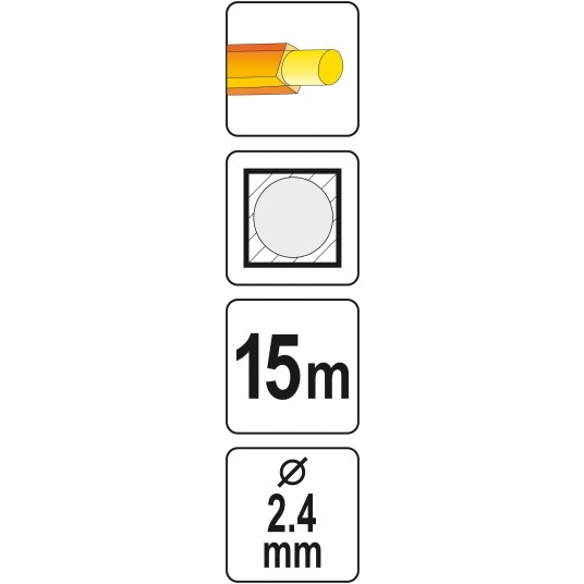 ŻYŁKA TNĄCA EXTRANYL 2.4MM x 15M -zdjęcie numer 4