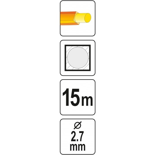 ŻYŁKA TNĄCA EXTRANYL 2.7MM x 15M -zdjęcie numer 4