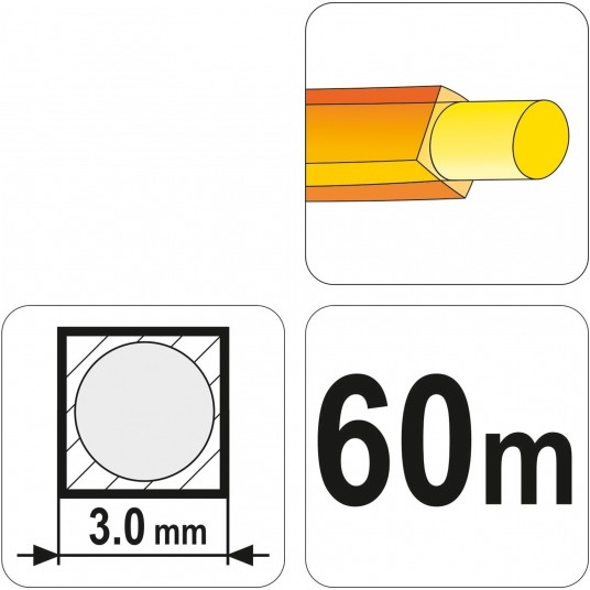 ŻYŁKA TNĄCA EXTRANYL 3.0MM x 60M -zdjęcie numer 4