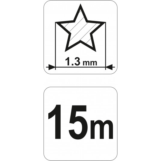 ŻYŁKA TNĄCA GWIAZDKA 1.3MM x 15M -zdjęcie numer 4