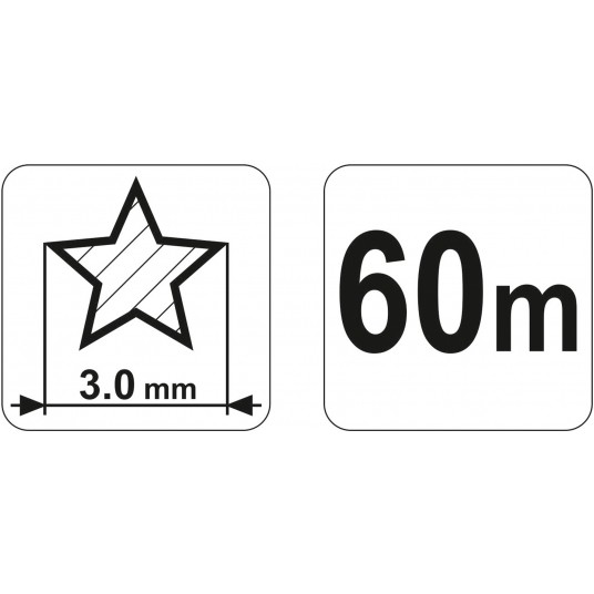 ŻYŁKA TNĄCA GWIAZDKA 3.0MM x 60M -zdjęcie numer 4