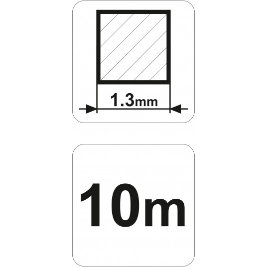 ŻYŁKA TNĄCA KWADRATOWA 1,3MMX10M FLO -zdjęcie numer 4