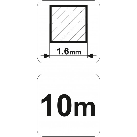 ŻYŁKA TNĄCA KWADRATOWA 1,6MMX10M FLO -zdjęcie numer 4