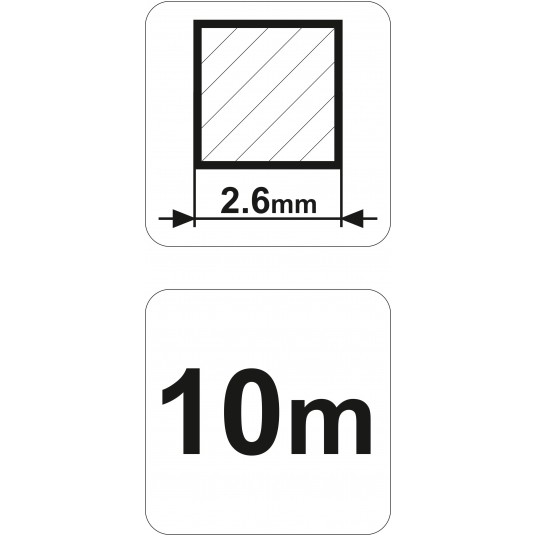 ŻYŁKA TNĄCA KWADRATOWA 2,6MMX10M FLO -zdjęcie numer 3